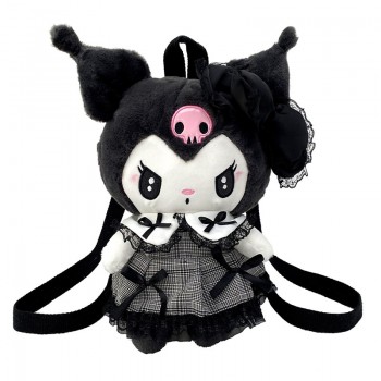 Kuromi anime plush backpack bag