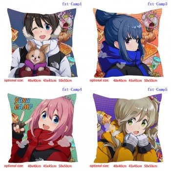 Laid-Back Camp anime two-sided pillow pillowcase 40CM/45CM/50CM