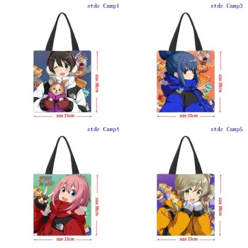 Laid-Back Camp anime shopping bag handbag