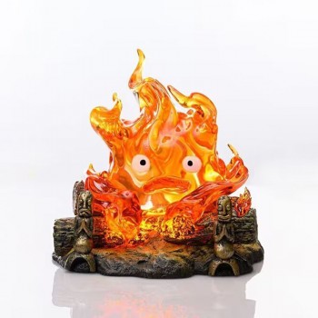 Calcifer flame anime figure(can lightable)