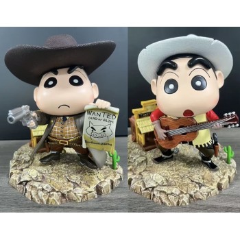 West cowboy Crayon Shin-chan anime figure