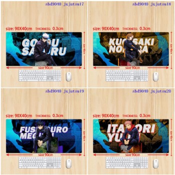 Jujutsu Kaisen anime big mouse pad mat 90/80/70/60/30cm