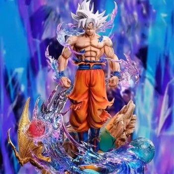 Dragon Ball Ultra Instinct Son Goku anime figure(can lightable)