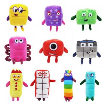 Number blocks plush doll