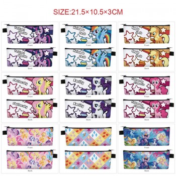 My Little Pony anime PU zipper pen case pencil bag