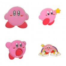 Kirby anime alloy brooch pins