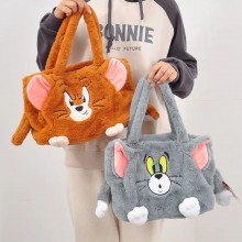 Tom and Jerry anime plush handbag satchel shoulder...