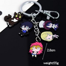 Ao no Exorcist anime alloy key chain