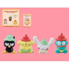 Hangyodon Cinnamoroll Ugly Fish XO anime figures set(4pcs a set)