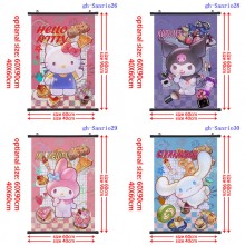 Sanrio Melody kitty Cinnamoroll Kuromi anime wall scroll wallscrolls