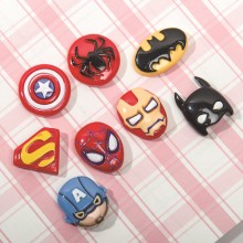 Super Hero Iron Spider Super Man Batman DIY cream gum resin figure dolls set(50pcs a set)