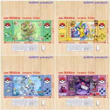 Pokemon anime big mouse pad mat 90/80/70/60/30cm