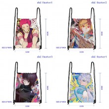 Hunter x Hunter anime drawstring backpack bags