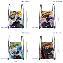 Bleach anime drawstring backpack bags