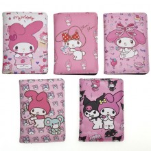 My Melody anime Passport Cover Card Case Credit Ca...
