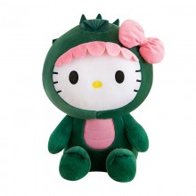 Hello kitty cos dinosaur anime plush doll 35cm/50cm/65cm/80cm