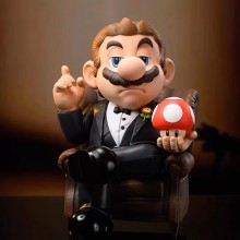 Super Mario Bros The Godfather anime figure