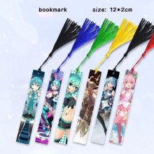 Hatsune Miku anime two-sided metal bookmarks