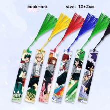 My Hero Academia anime two-sided metal bookmarks