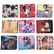 Mickey Minnie Mouse anime wallet