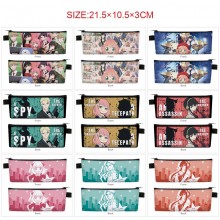 SPY x FAMILY anime PU zipper pen case pencil bag