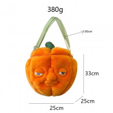 The pumpkin plush satchel shoulder bag