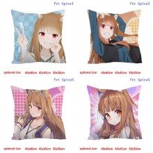 Spice and Wolf anime two-sided pillow pillowcase 40CM/45CM/50CM