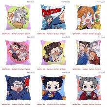 Ace Attorney anime two-sided pillow pillowcase 40CM/45CM/50CM