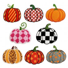 Pumpkin anime cloth patches stickers