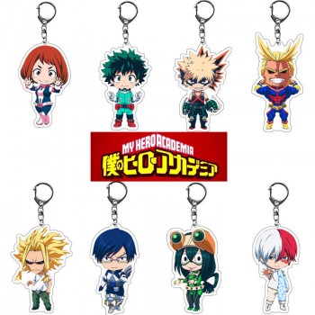 My Hero Academia anime acrylic key chains