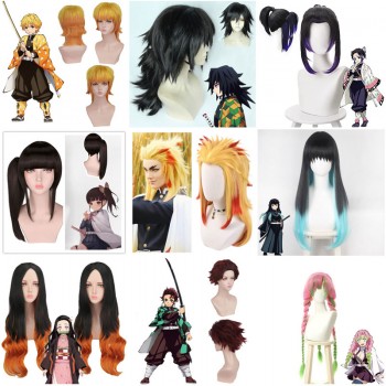 Demon Slayer anime cosplay wigs