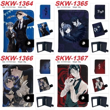 Kuroshitsuji Black Butler anime snap wallet buckle purse