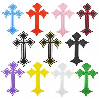 The cross cloth patches stickers(price for 5pcs)