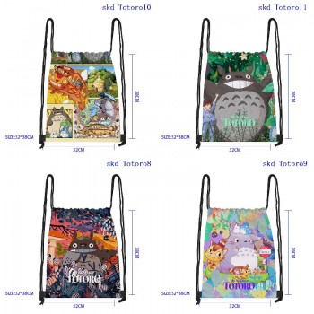 My Neighbor Totoro anime drawstring backpack bags