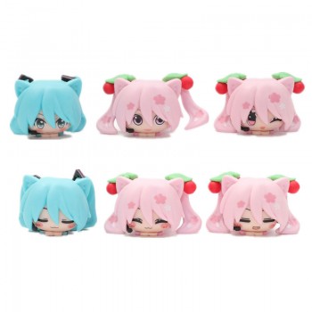 Hatsune Miku anime figures set(6pcs a set)(OPP bag)