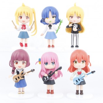 Bocchi The Rock anime figures set(6pcs a set)(OPP bag)