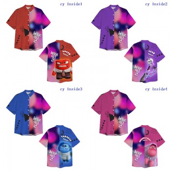 Inside Out 2 anime short sleeved shirts t-shirts