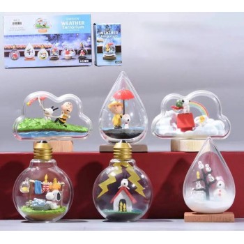 Snoopy anime figures set(6pcs a set)