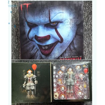 NECA The Many Faces of Pennywise It joker anime action figure