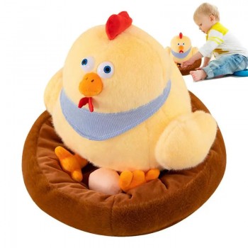 Kawaii Chick Coop Family Chicken Mother Chick Baby Plush Dolls