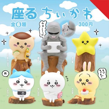 Chiikawa anime anime figures(6pcs a set)