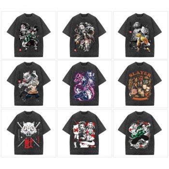 Demon Slayer anime 250g direct injection cotton t-shirts