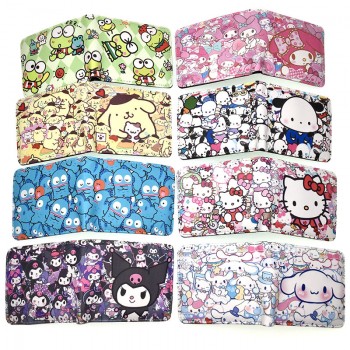 Sanrio Melody kitty Cinnamoroll Kuromi anime wallet