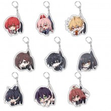 Chainsaw Man anime acrylic key chains