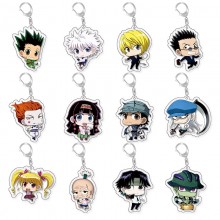 Hunter x Hunter anime acrylic key chains