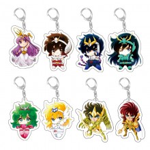 Saint Seiya anime acrylic key chains