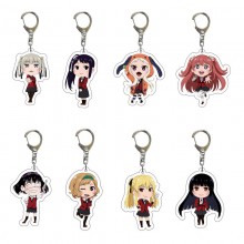 Kakegurui anime acrylic key chains