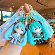 Hatsune Miku anime figure doll key chains