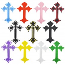 The cross cloth patches stickers(price for 5pcs)