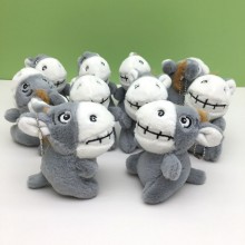 4inches animal donkeys anime plush dolls set(10pcs...